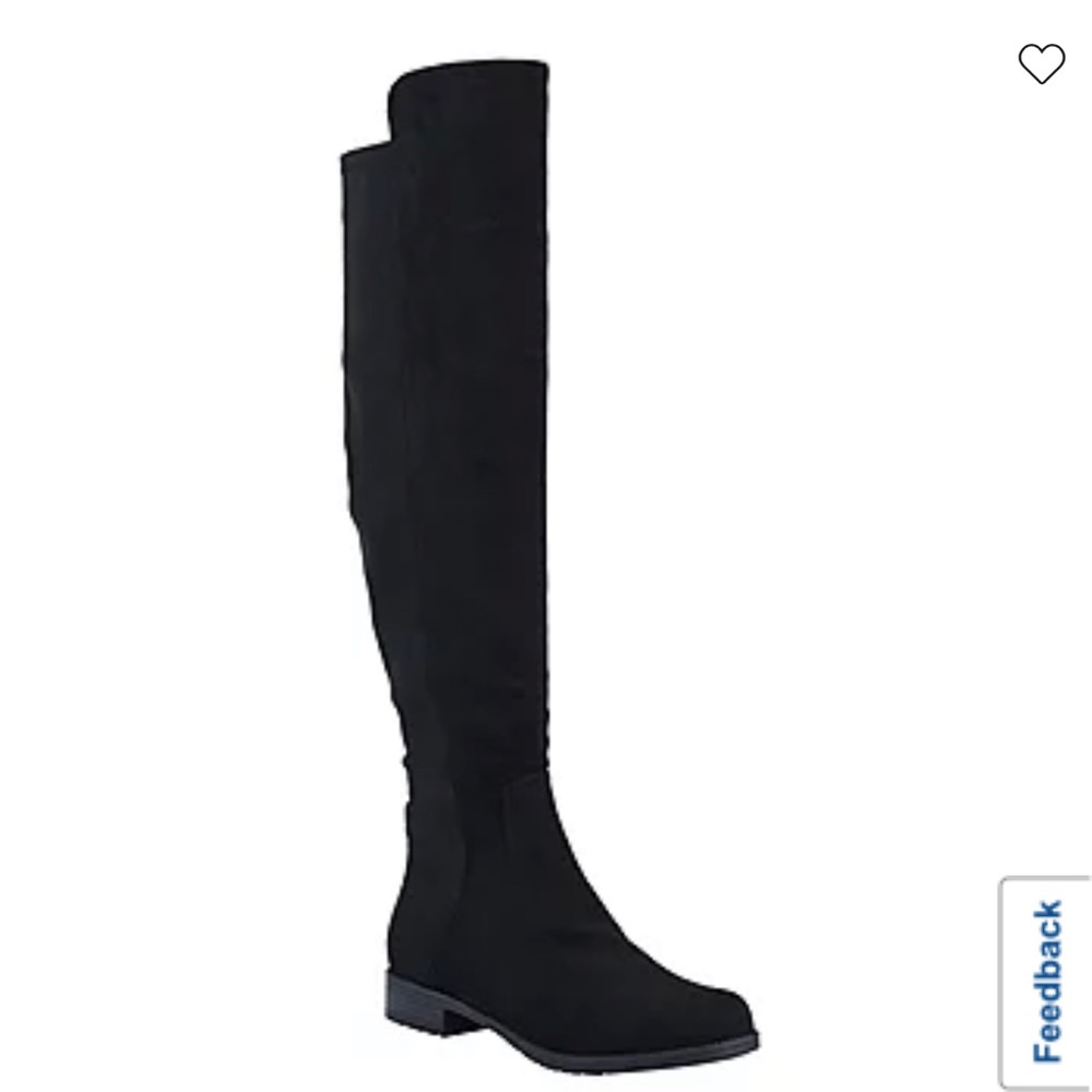 Unisa Womens Gillean Block Heel Over the Knee Boots